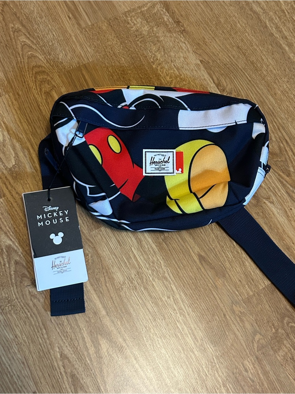 Herschel Supply Co. Navy Mickey Mouse Graphic Crossbody Waist Pack